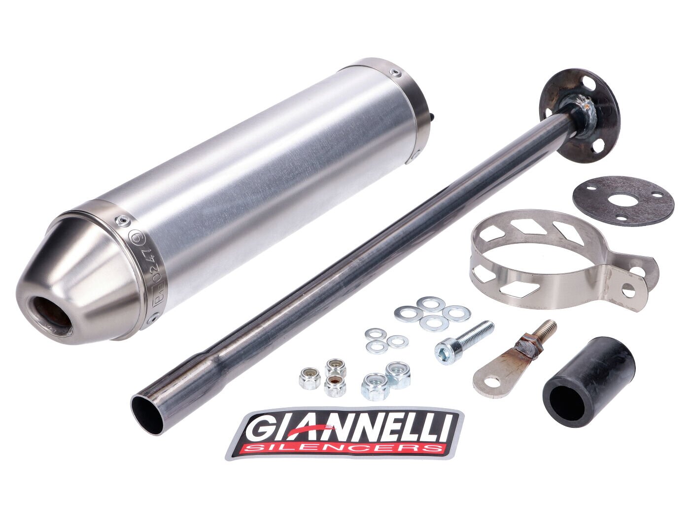 Silencieux Giannelli Street Alu Derbi GPR Nude 2004 - 2007