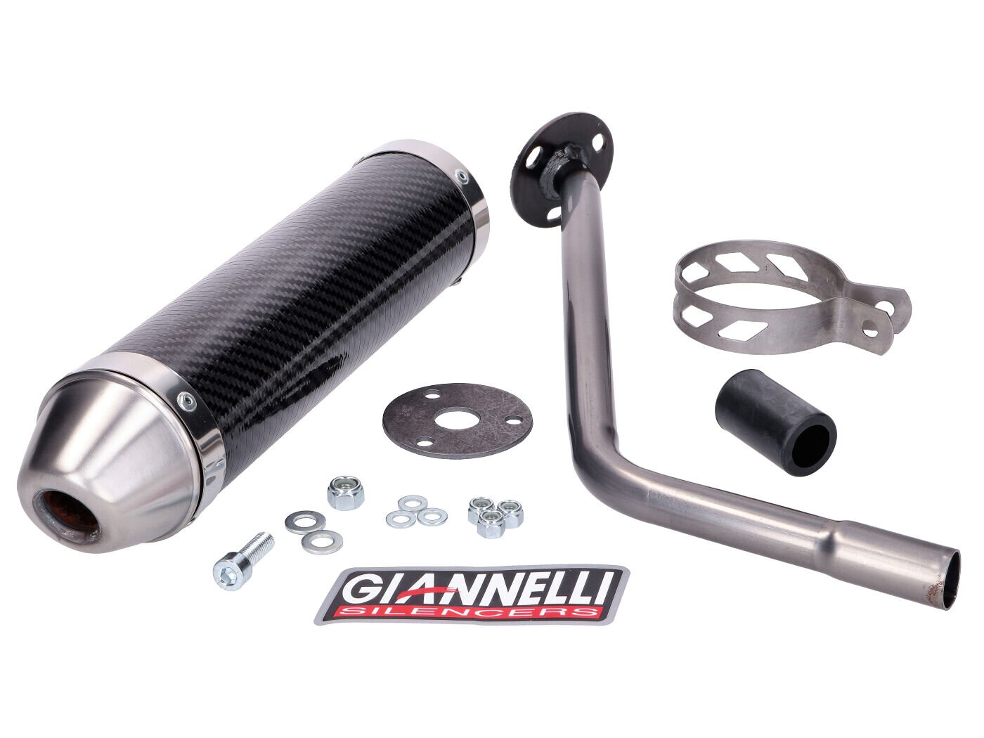 Silencieux Giannelli Enduro Carbone Peugeot XP6 2006 - 2007