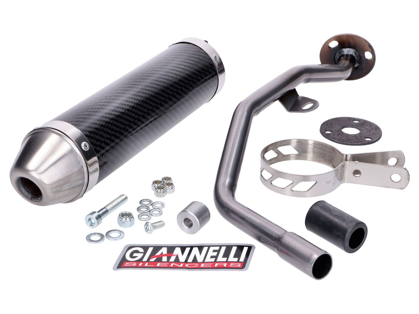 Silencieux Giannelli Enduro Carbone Peugeot XPS 2006 - 2007