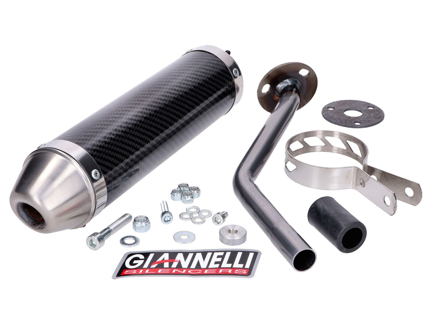 Silencieux Giannelli Enduro Carbone Rieju MRX 2002 - 2003