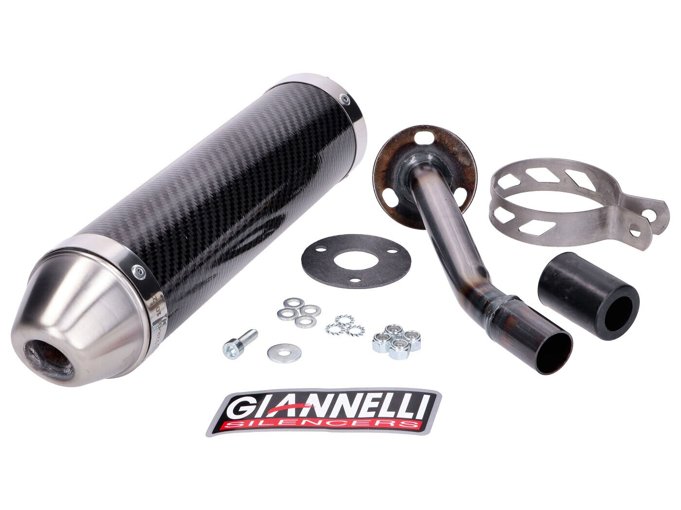 Silencieux Giannelli Enduro Carbone Vent Derapage 2018 - 2020