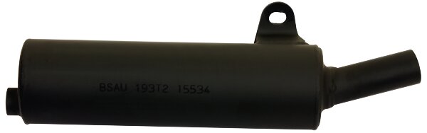 Silencieux Giannelli Enduro Acier noir Honda MT 50 1985