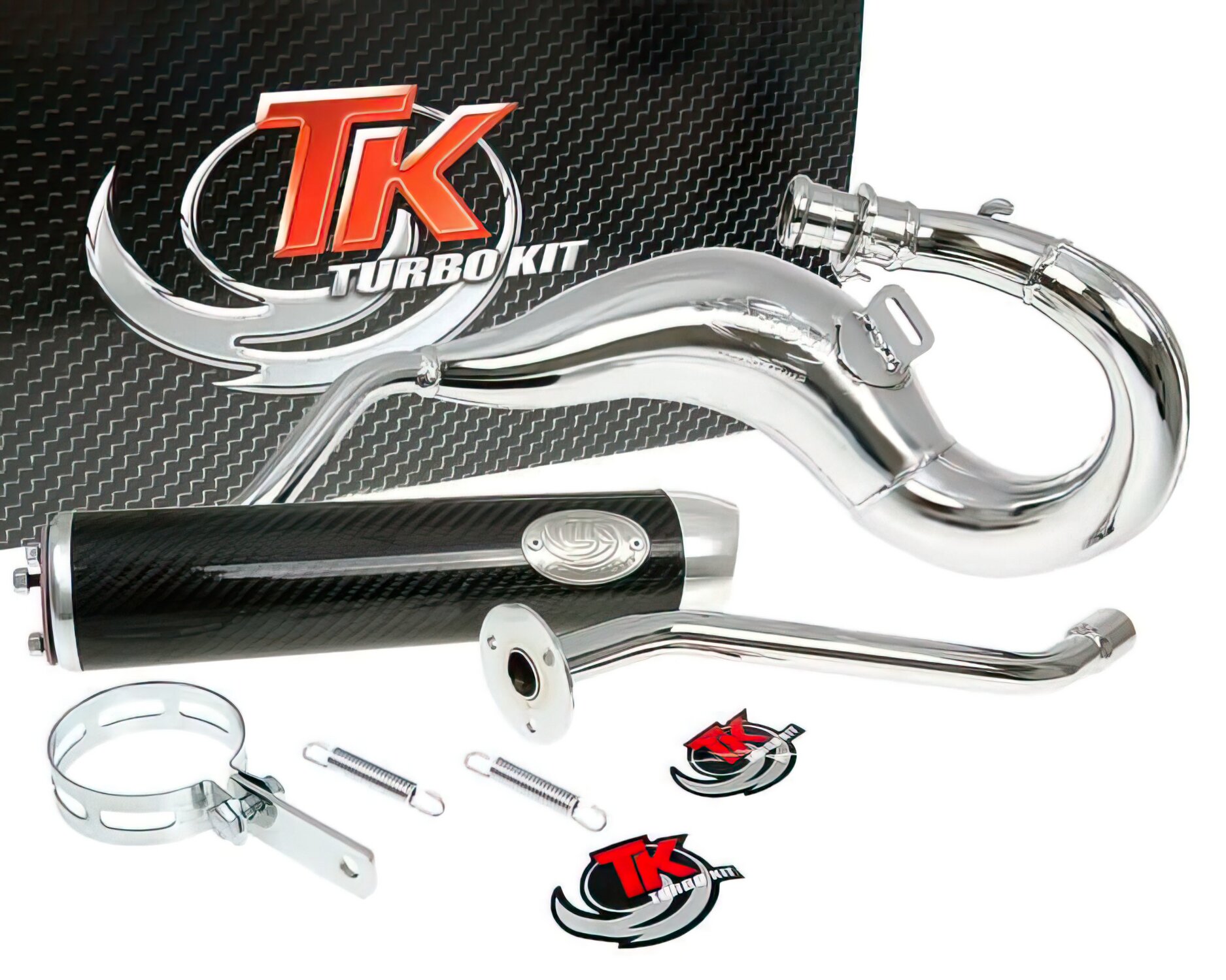 Pot d'échappement CPI SM Turbokit Bufanda RQ chromé