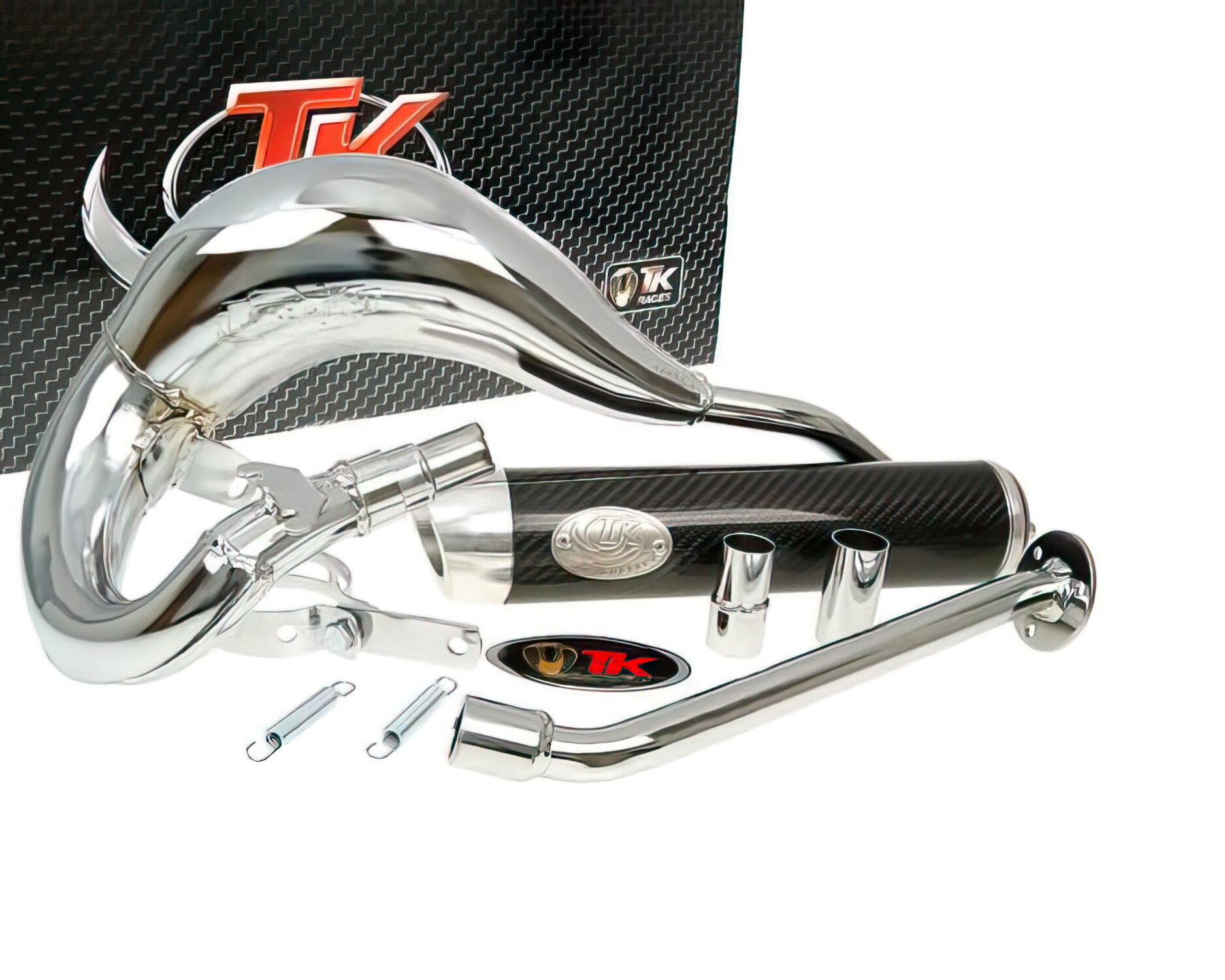 Pot d'échappement HM CRE avant 2006 Dérapage Turbokit Bufanda RQ chromé