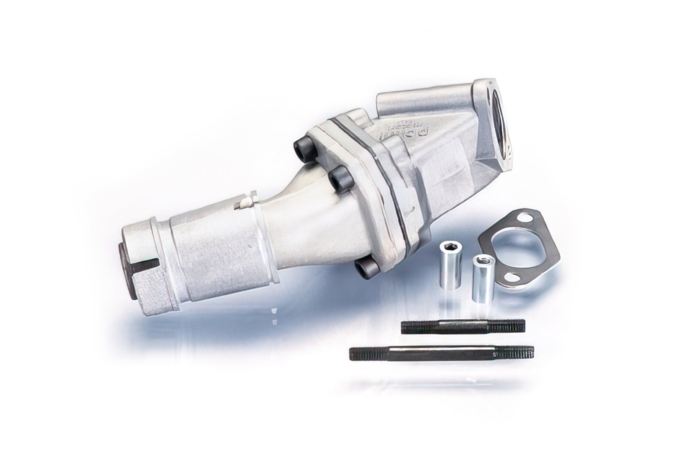 Pipe d'admission Polini (à boîte à clapets) D.19mm 2 trous Vespa 50 PK / 125 PK
