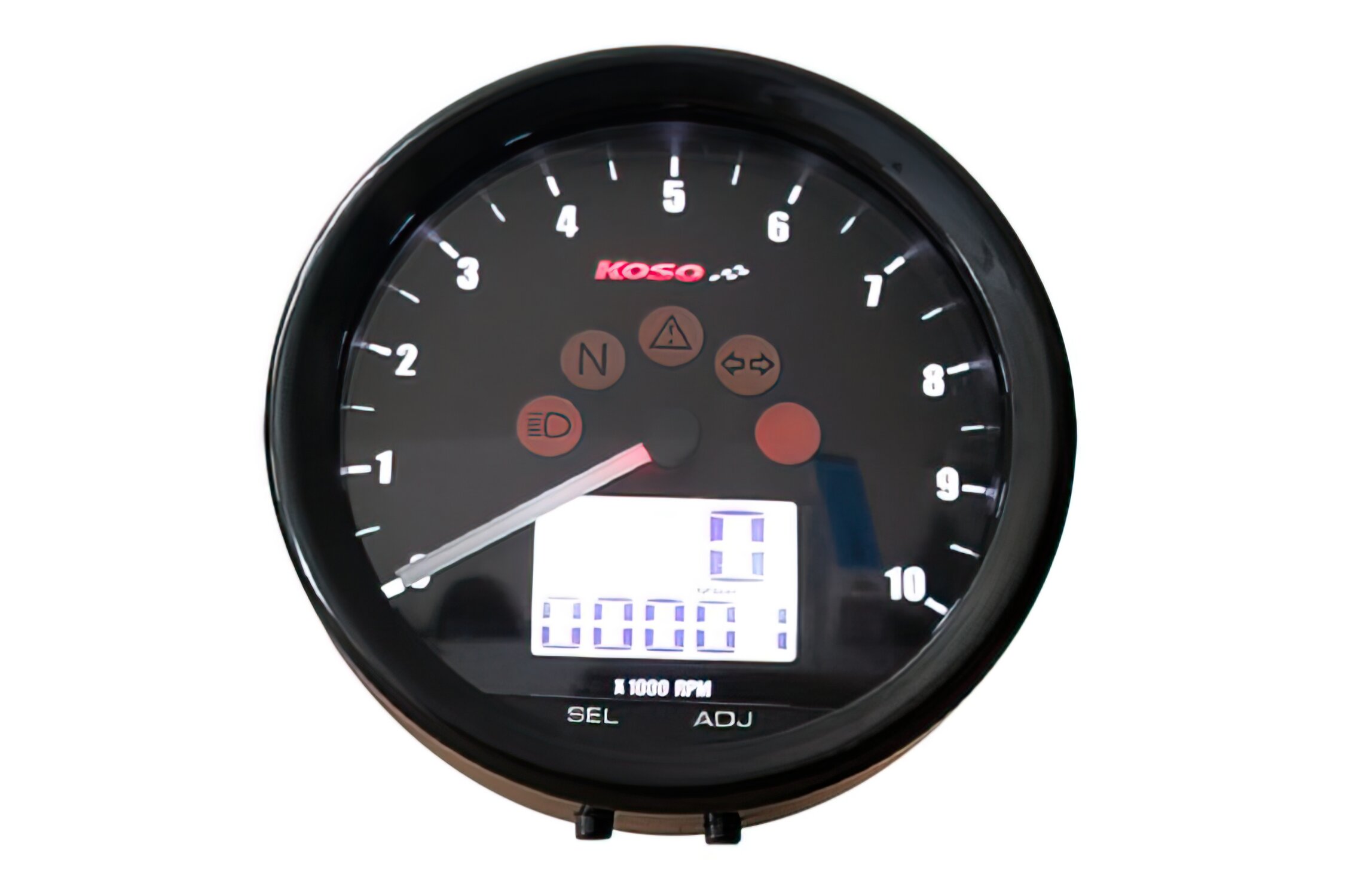 Compteur multifonction jusqu'à 10000 tr/min Koso D64 Noir