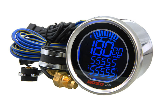 Compte tours et température Koso digital