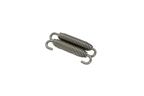 Ressort pot d'échappement KRM inox 70mm (x2)
