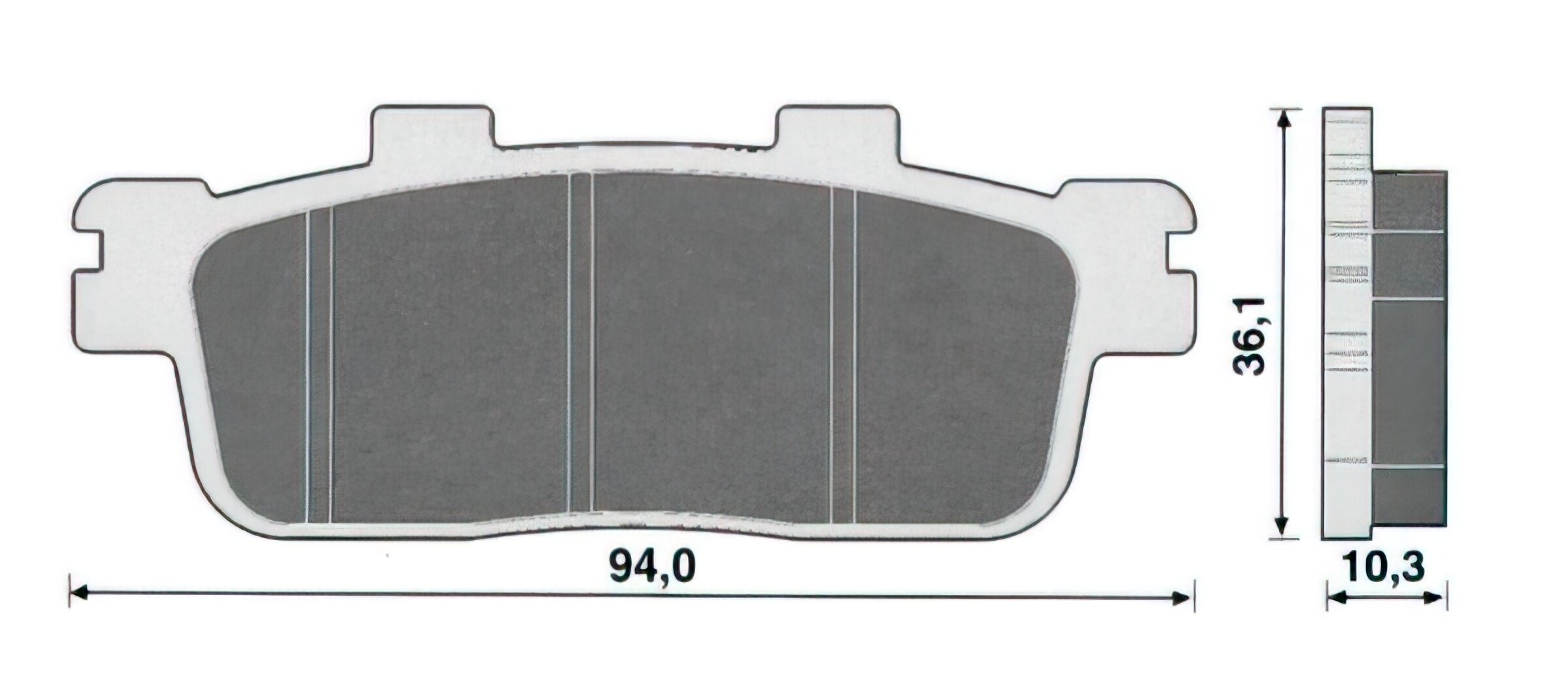 Plaquettes de frein Sym Joy Ride 125 - 200