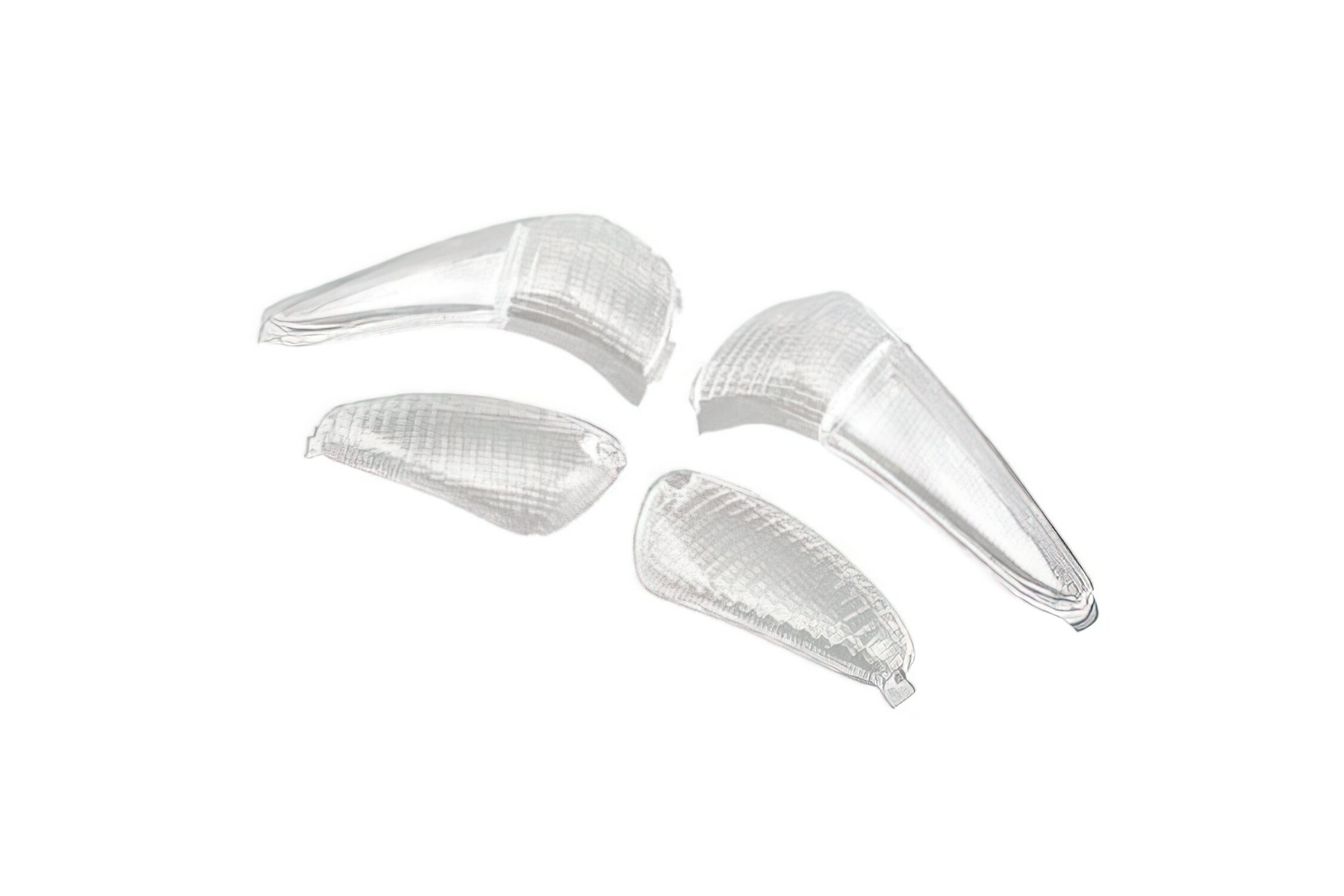 Set 4 cabochons clignotants transparent Gilera Runner ap'2003