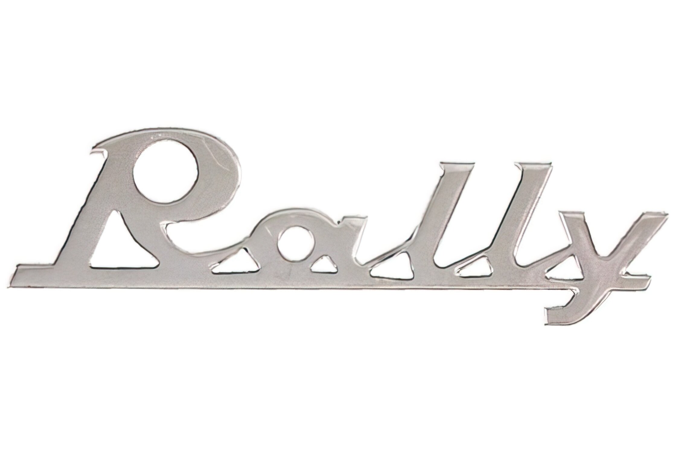 Logo Vespa Rally Chromé
