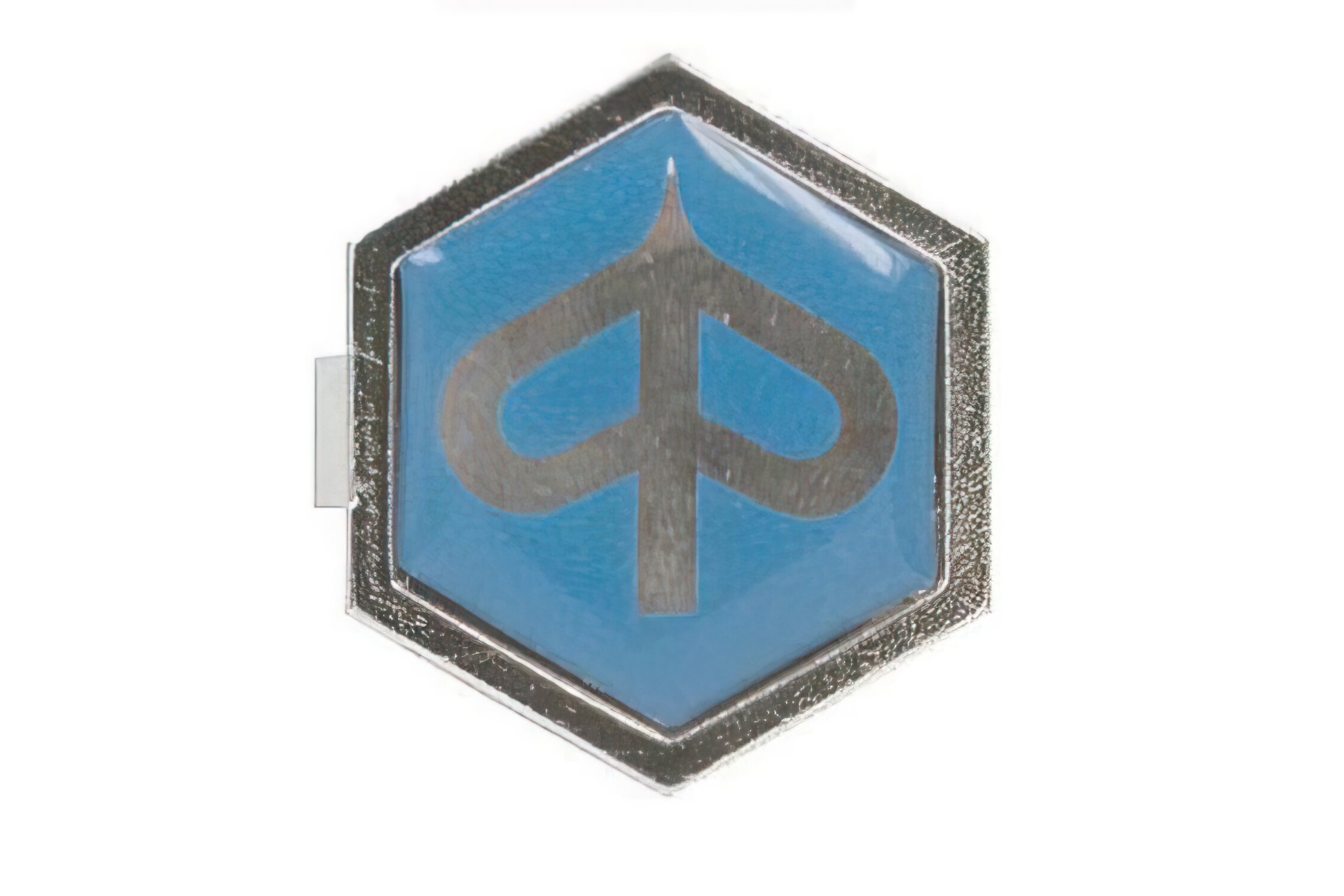 Logo Piaggio bords chromé