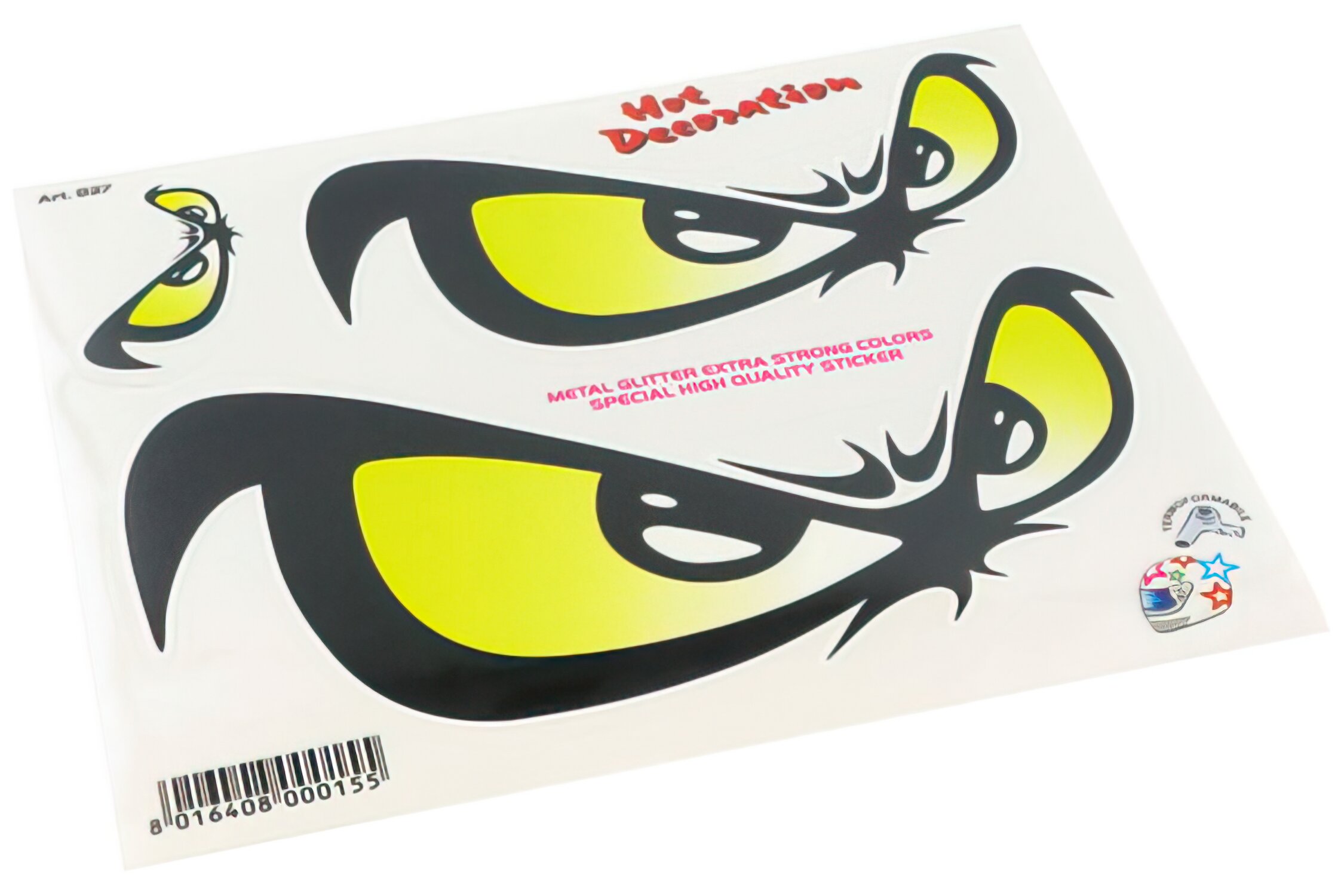 Standard Parts Jeu autocollant Evil Eyes