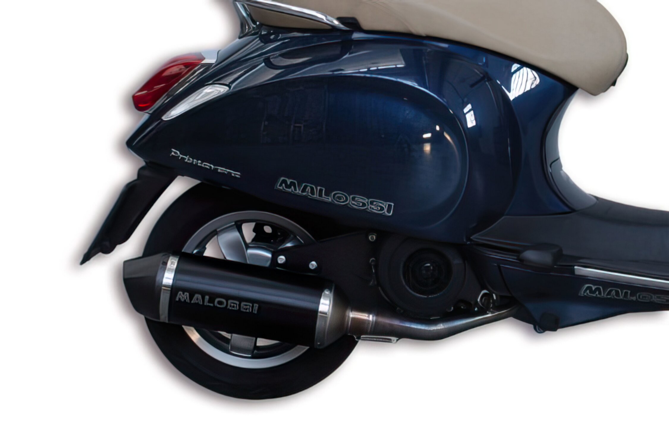 Pot d'échappement Malossi RX Black Vespa Primavera 3V i.e. 125 - 150cc