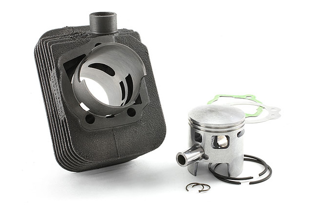 Cylindre piston Malossi 70cc Sport fonte diam.46,5mm axe 12mm Piaggio Ciao / Ciao PX
