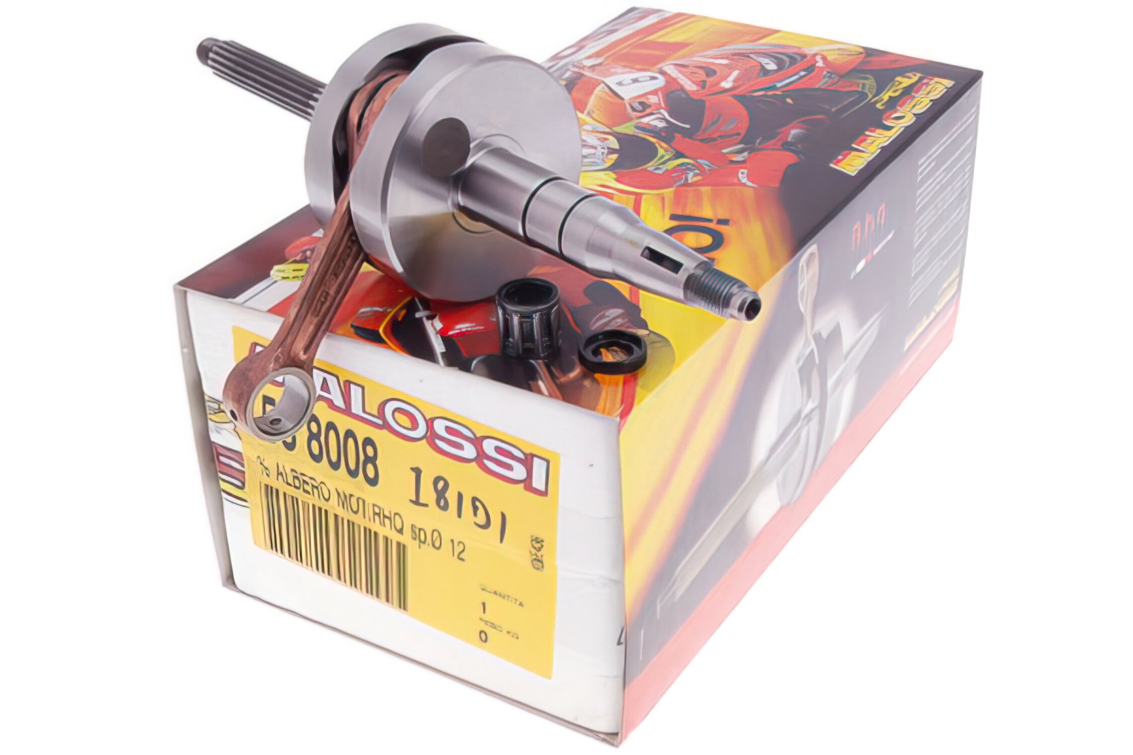 Vilebrequin Malossi MHR RHQ axe 12mm MBK Booster / Stunt