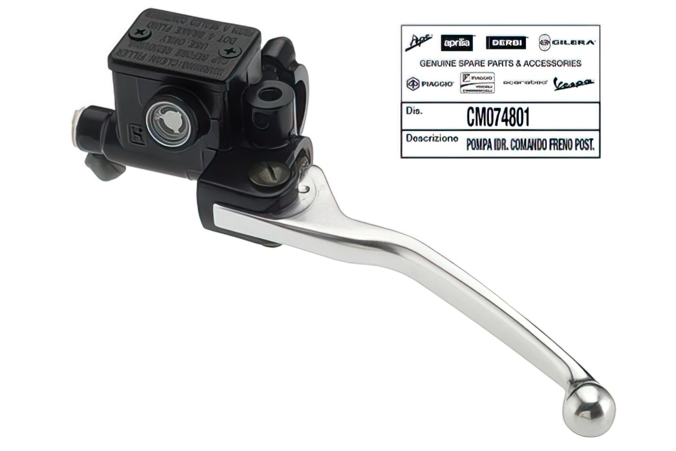Maître cylindre gauche origine Piaggio NRG Power DD ap'2007