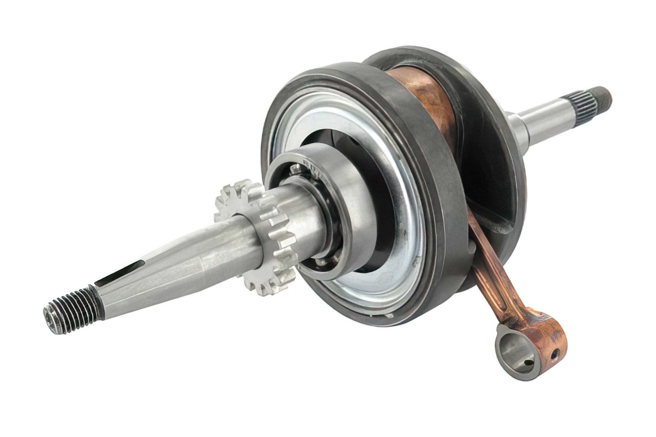 Vilebrequin type origine GY6 Baotian 50cc 4Temps (16 dents)