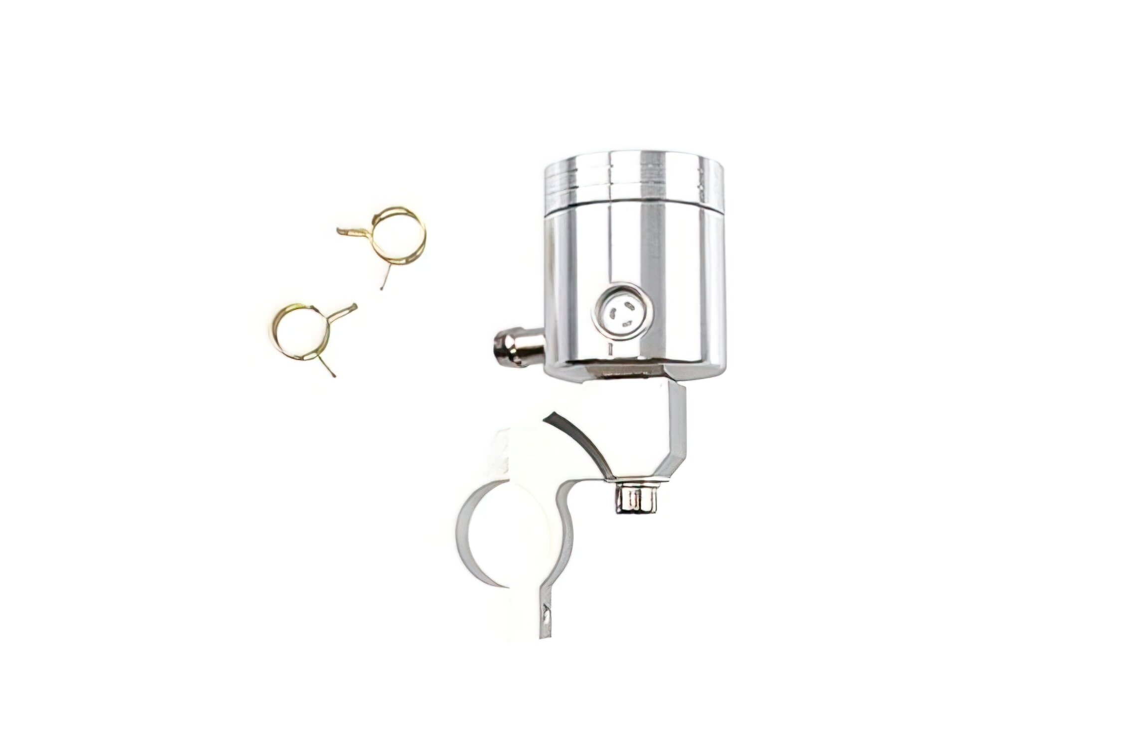 Bocal de liquide de frein alu CNC rond universel Argent