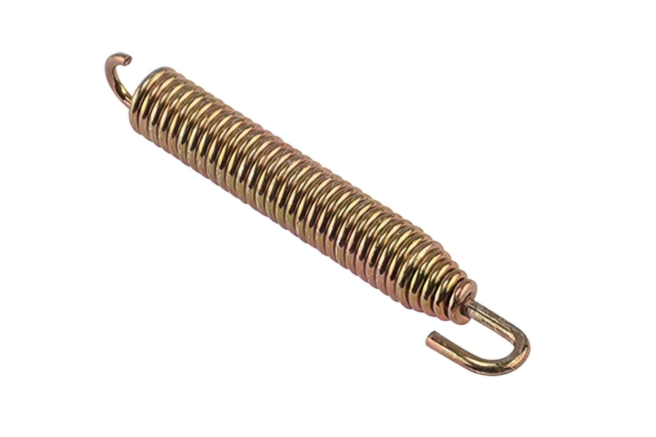 Ressort pot d'échappement d.10x83mm avec attache pivotante