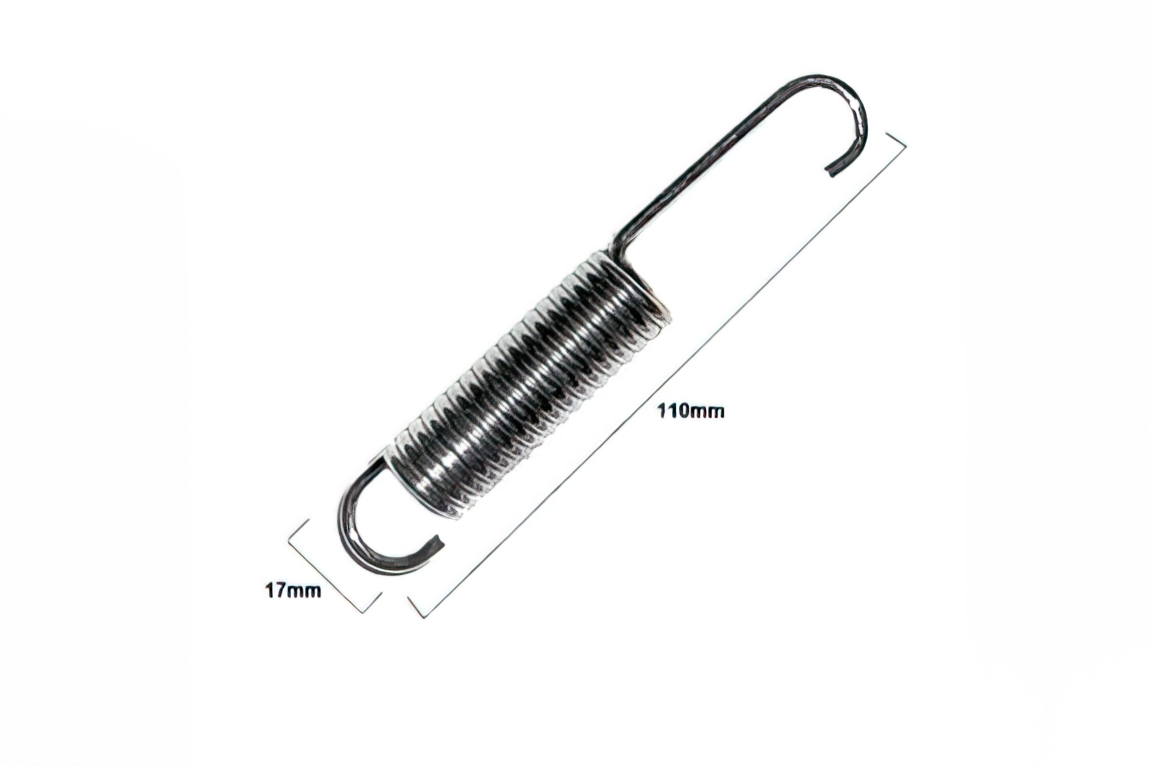 Standard Parts Ressort de béquille centrale 110x3,2mm universel