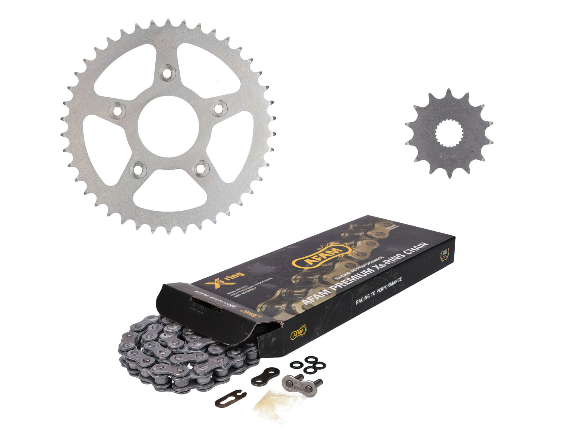 Kit chaîne AFAM 17x40 Aprilia RS125 1999 - 2005 / RS 125 Tuono