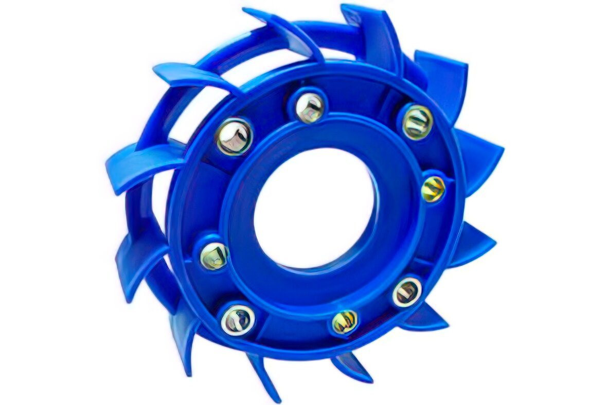 Naraku Cooling Fan Racing Blue For Kymco, Baotian, 50, 139QMB