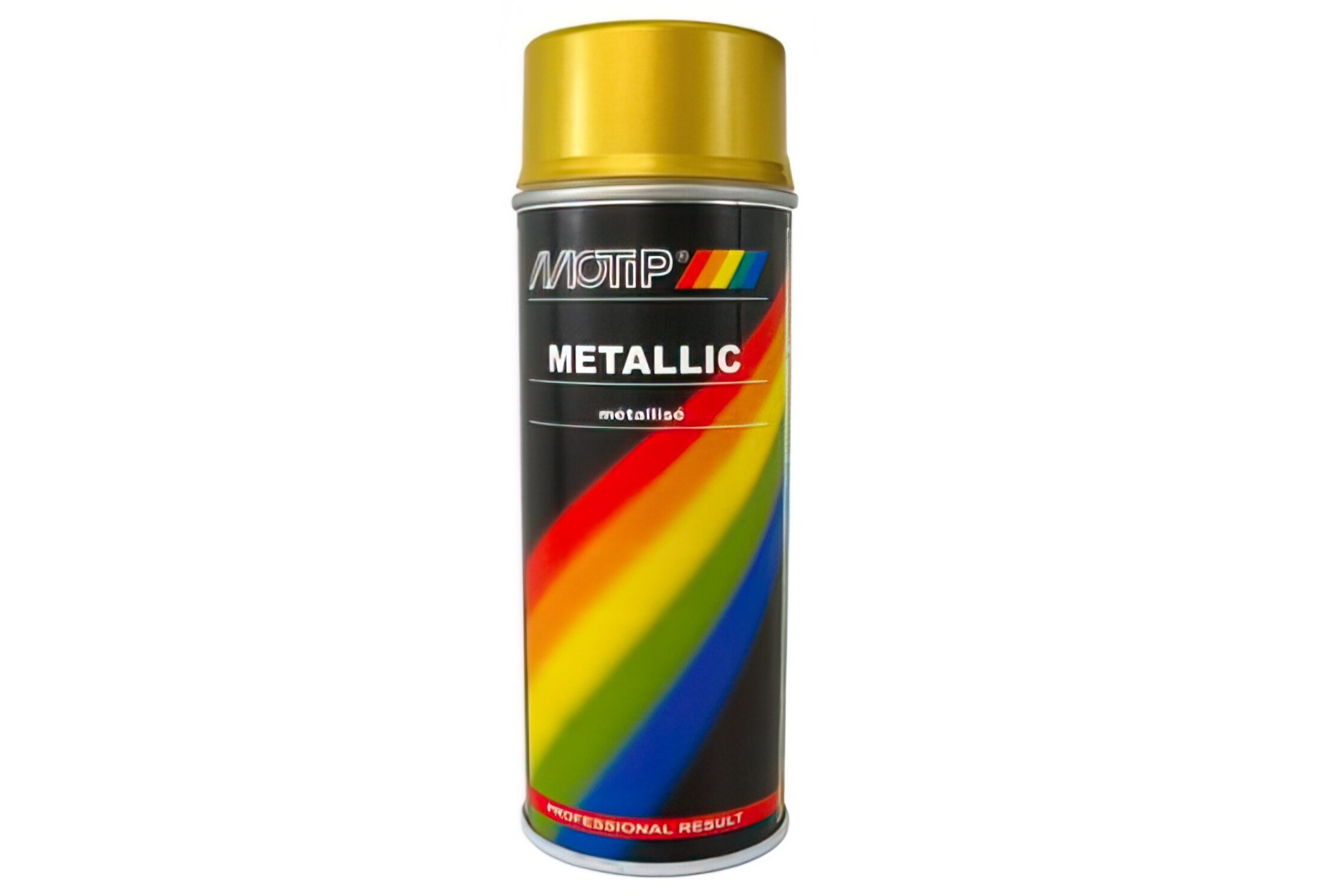 Bombe de peinture métallisée or Motip 400ml (Aérosol)