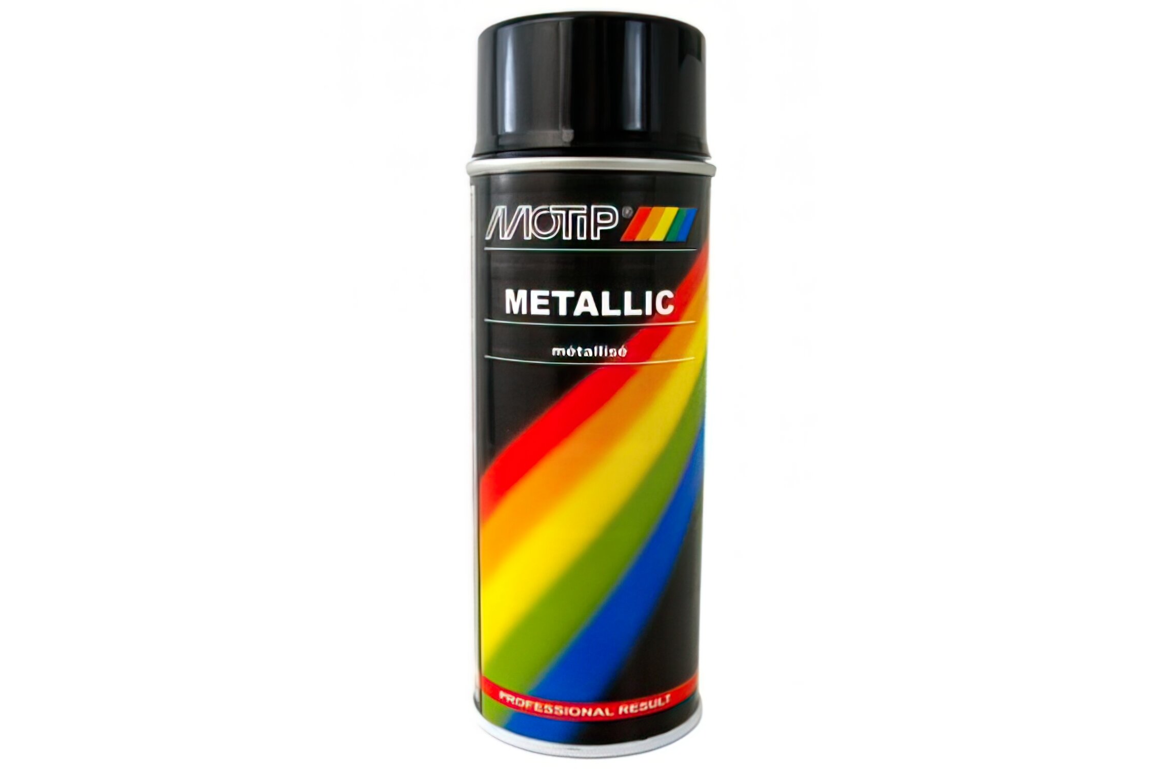 Motip Bombe de peinture métallisée noir 400ml (Aérosol)