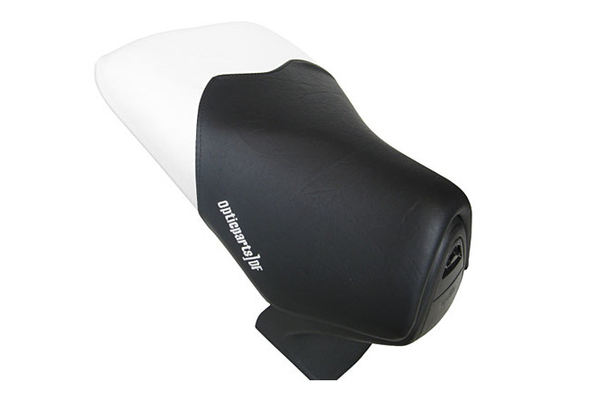 Couvre selle noir / blanc ODF Aprilia SR 50 R (après '05)