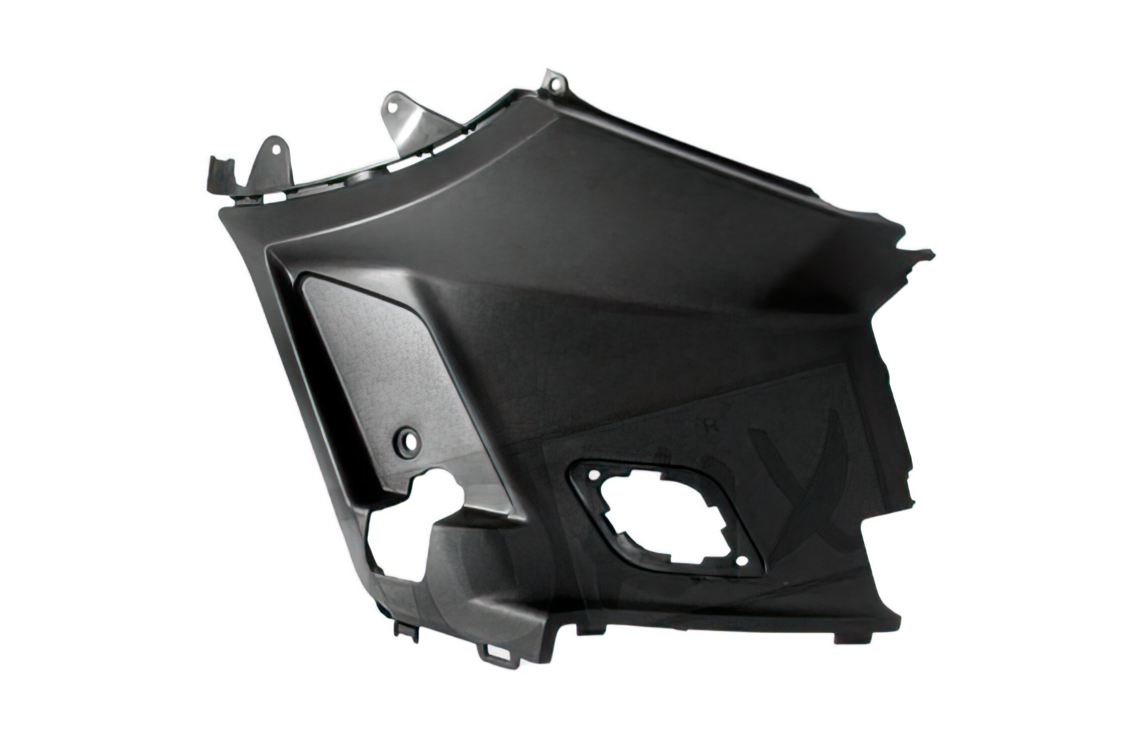 Capot moteur droit noir - pièce origine Peugeot Kisbee