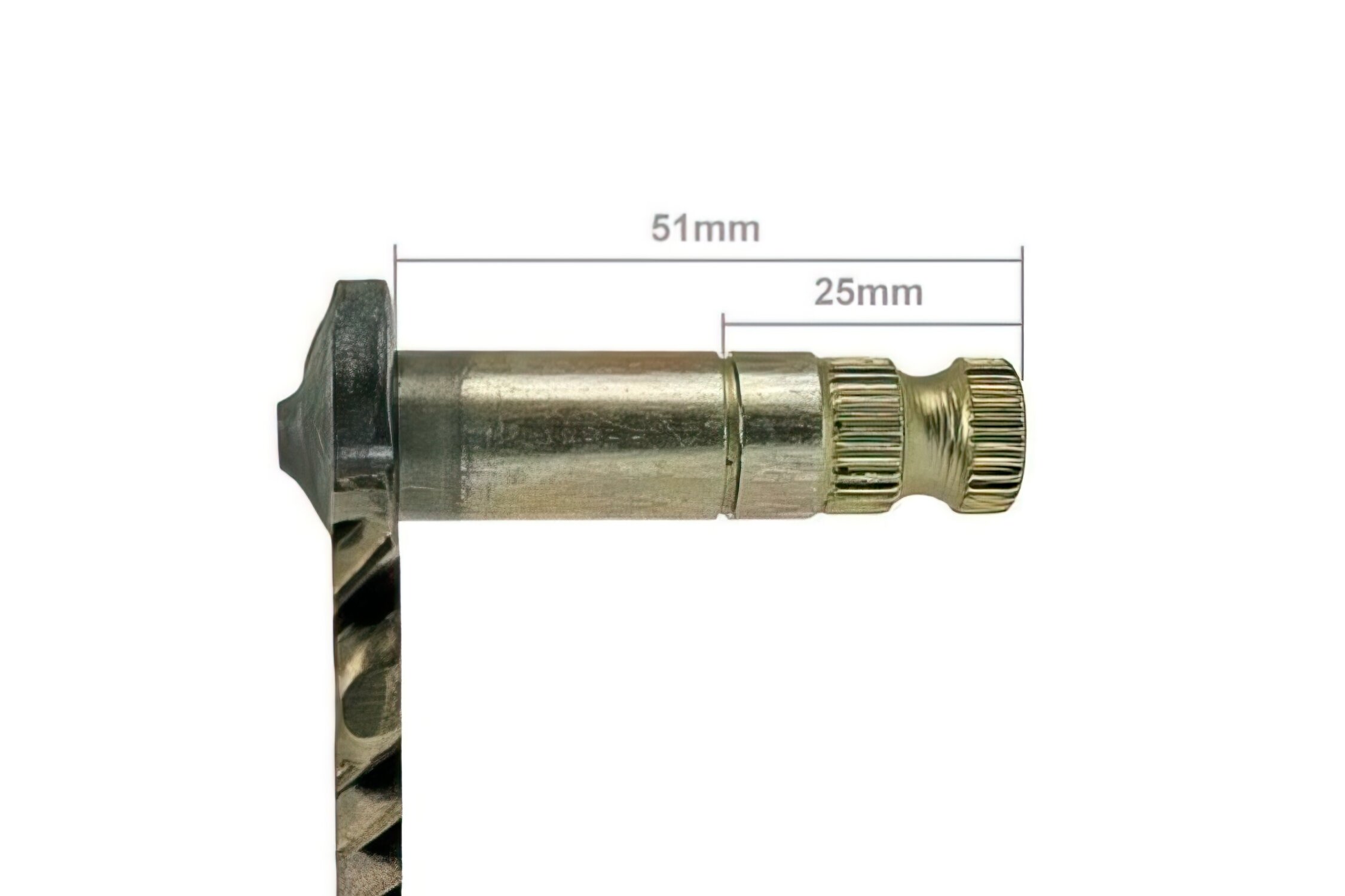 Arbre de kick GY6, 50cc, 51mm/ 25mm