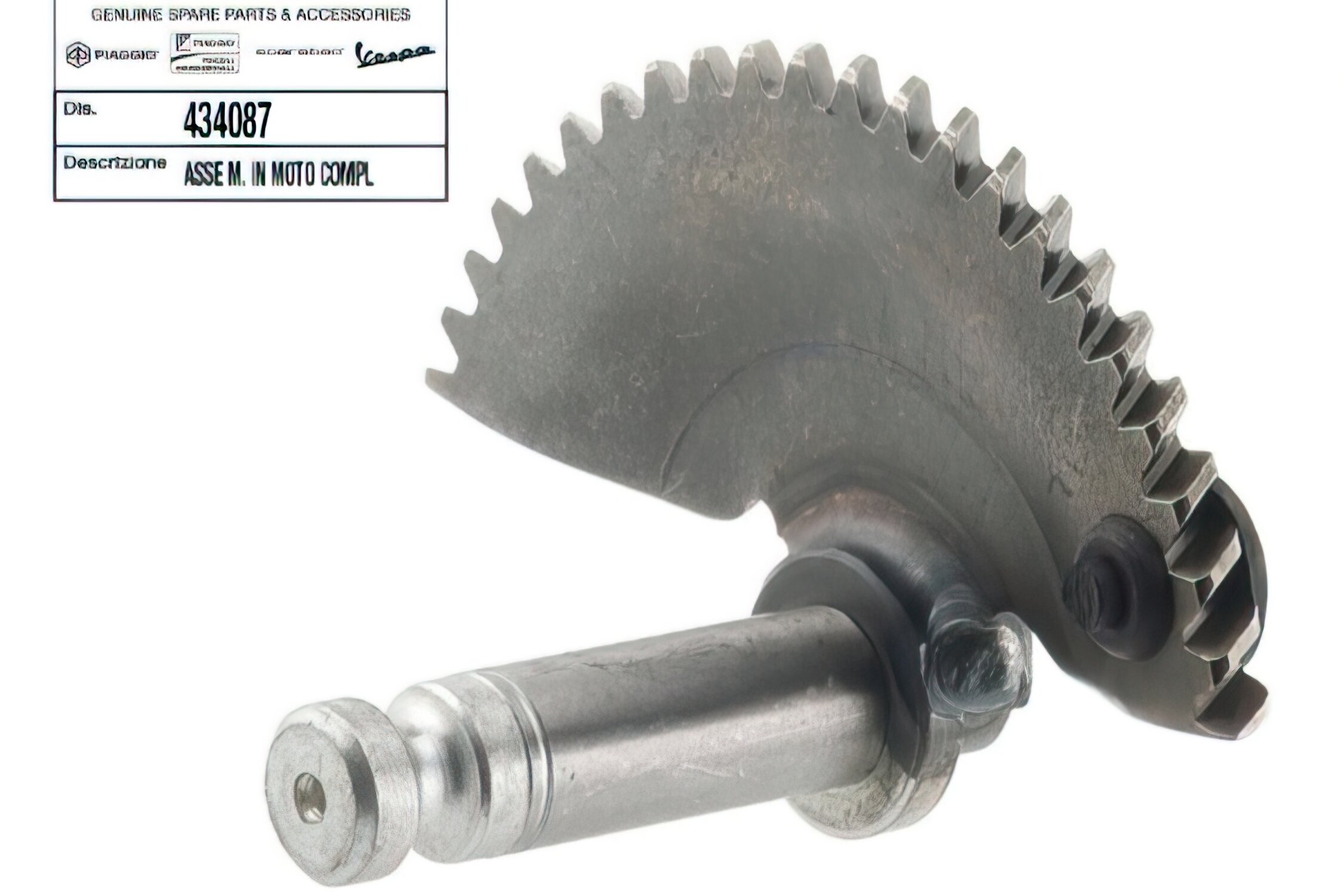 Arbre de kick Piaggio 125cc 2 temps