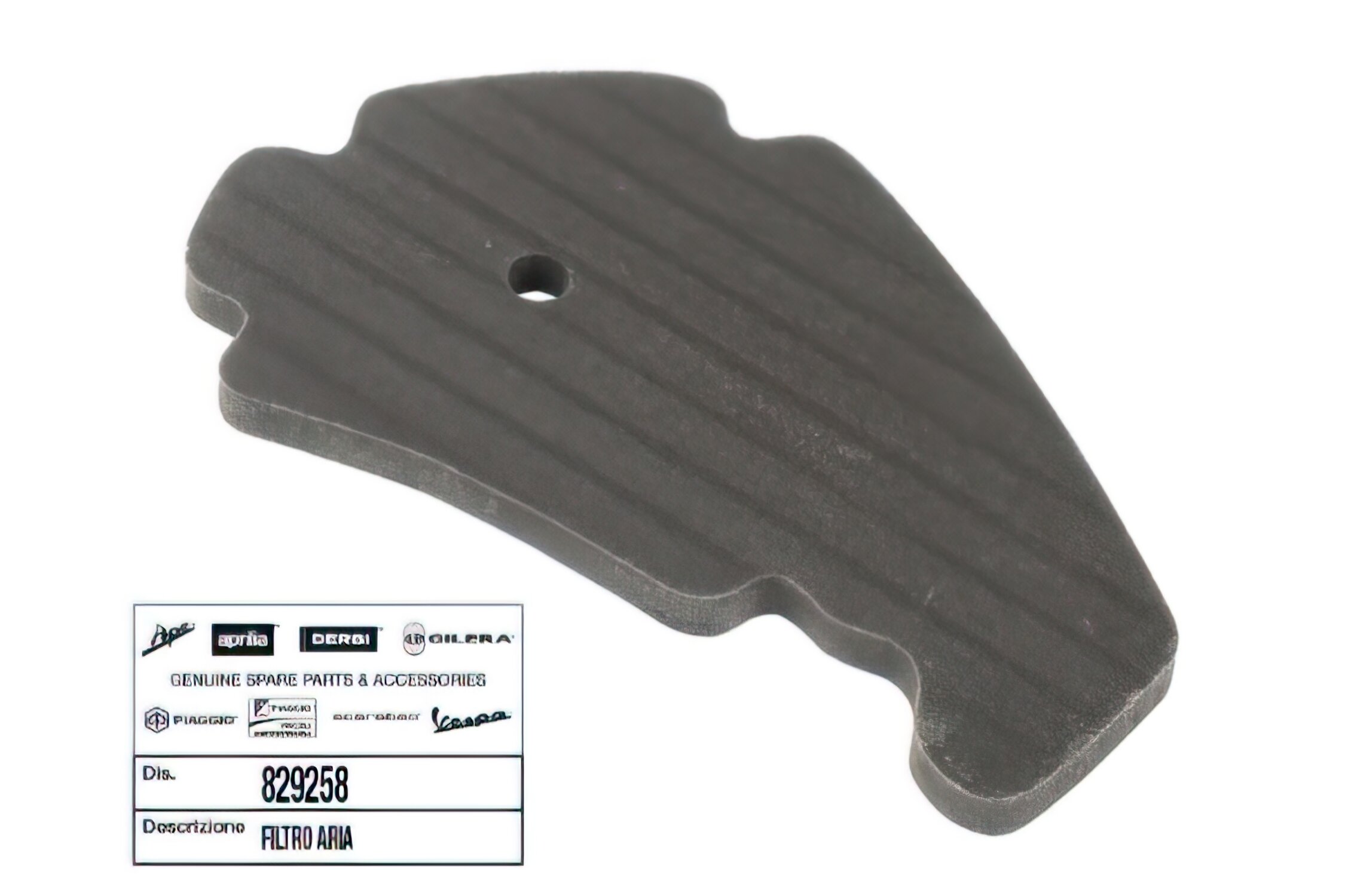 Filtre à air d'origine Piaggio 125 - 500