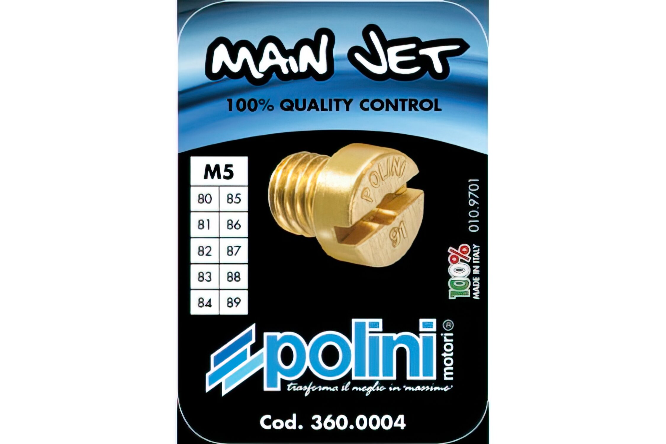 10 gicleurs Dellorto PHBG/SHA Ã5mm 80 Ã  89