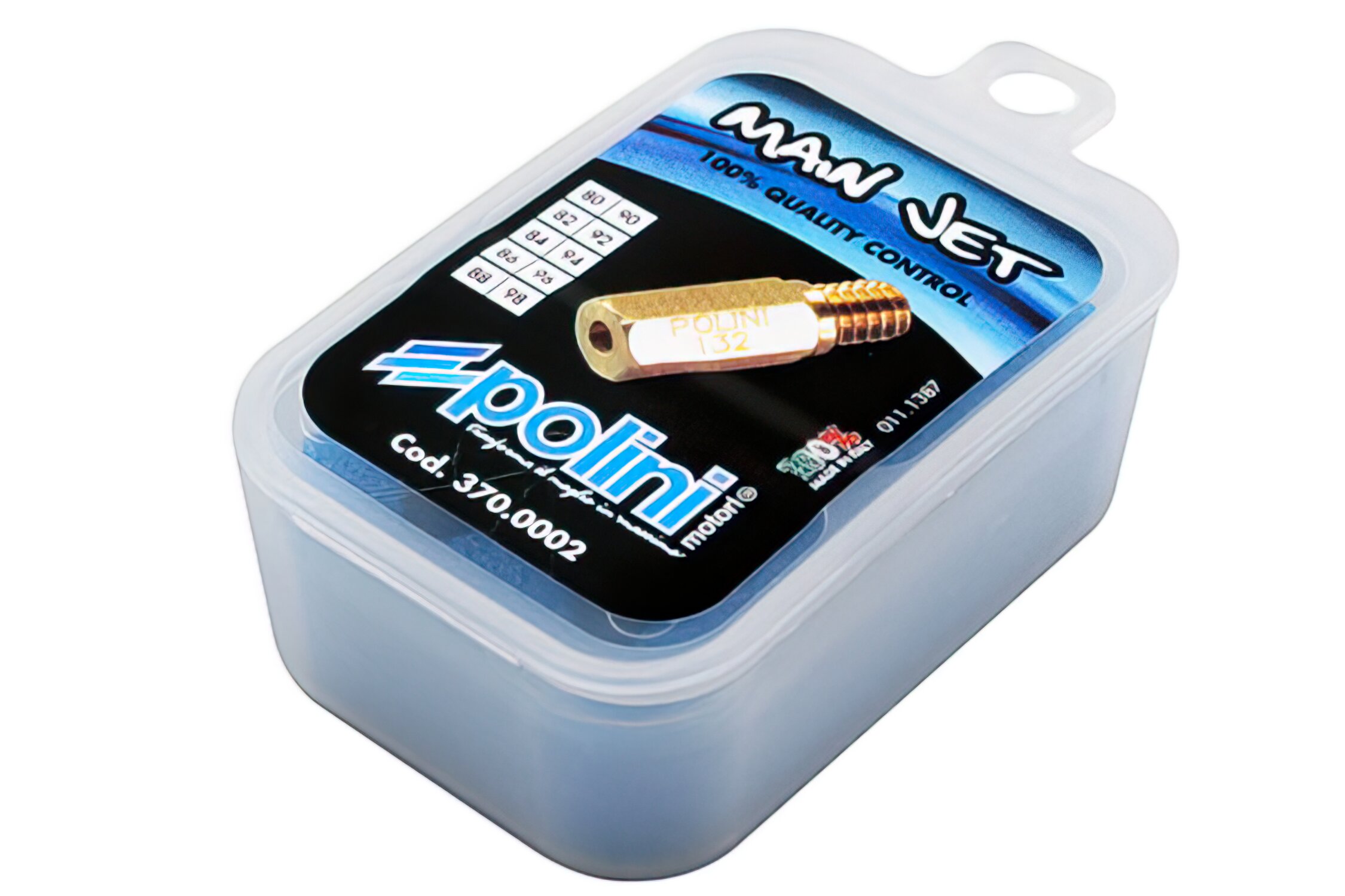Kit gicleur principal Polini 80 à 98 pour carbu PWK et Polini CP
