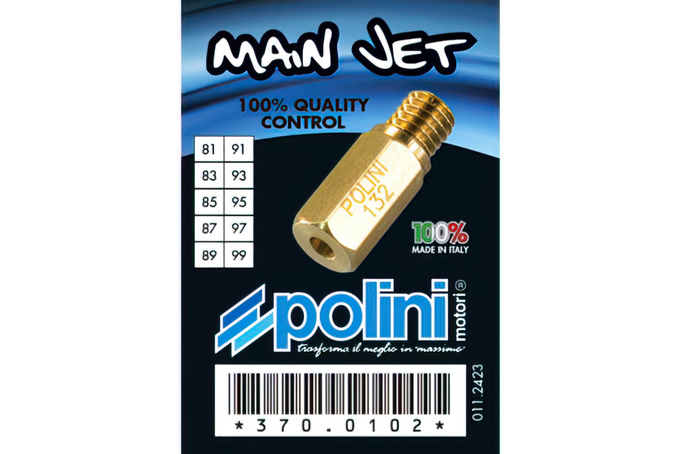 Jeu de 10 gicleurs pour carbu Keihin PWK 81-99