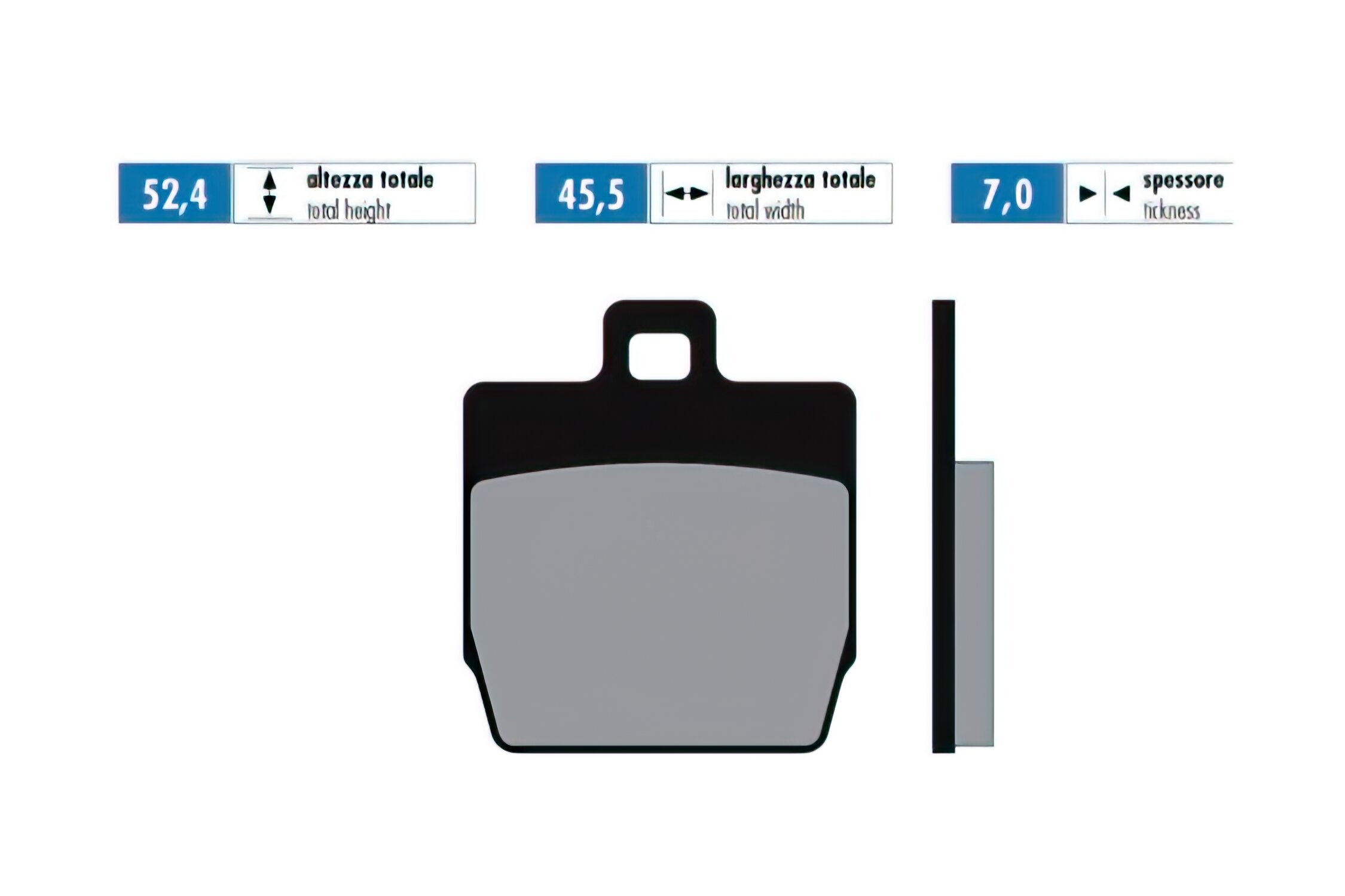 Plaquettes de frein Polini Original MBK Nitro (arrière) / Stunt (avant)