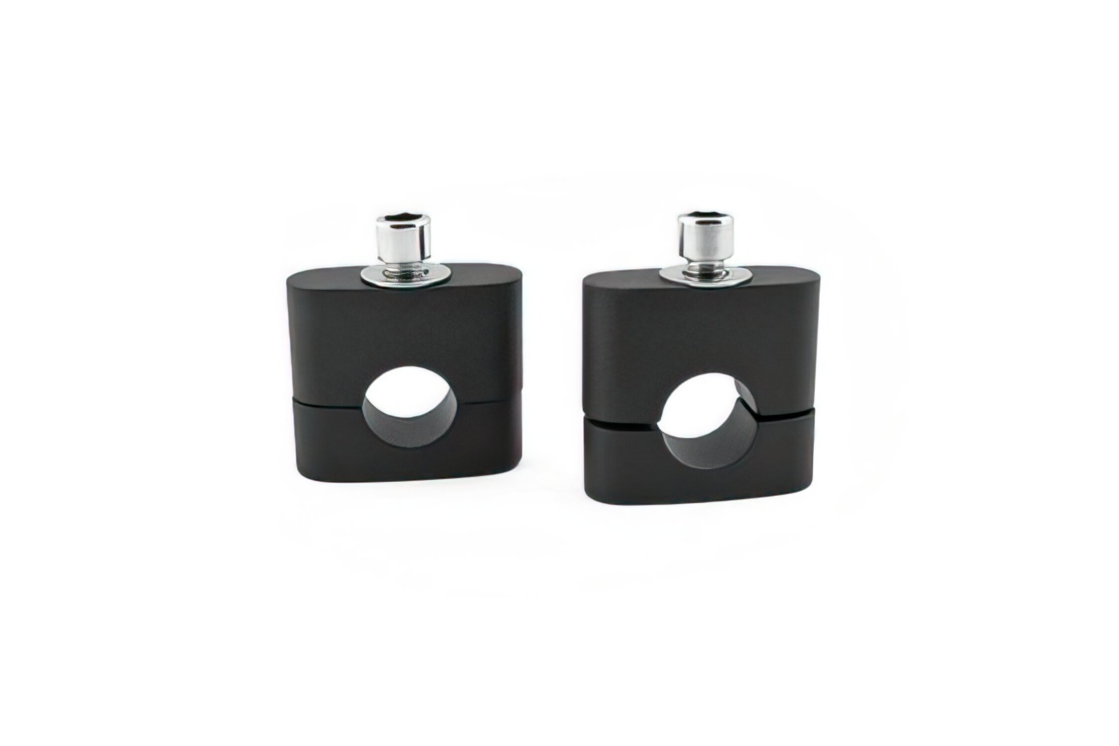 Pontets de guidon D.22mm TNT Alu noir mat