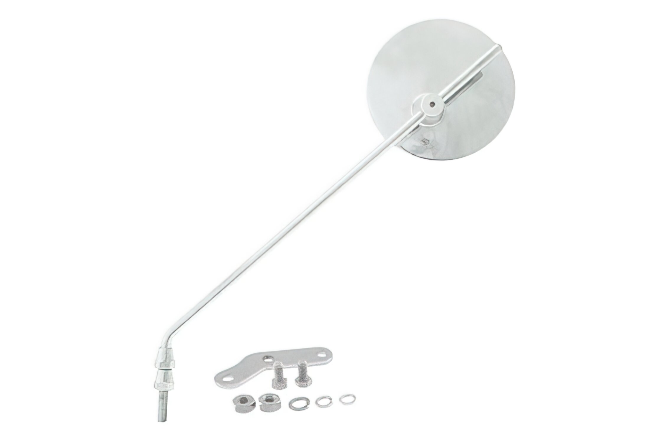 Rétroviseur gauche/droite RMS Vespa Vintage rond chromé