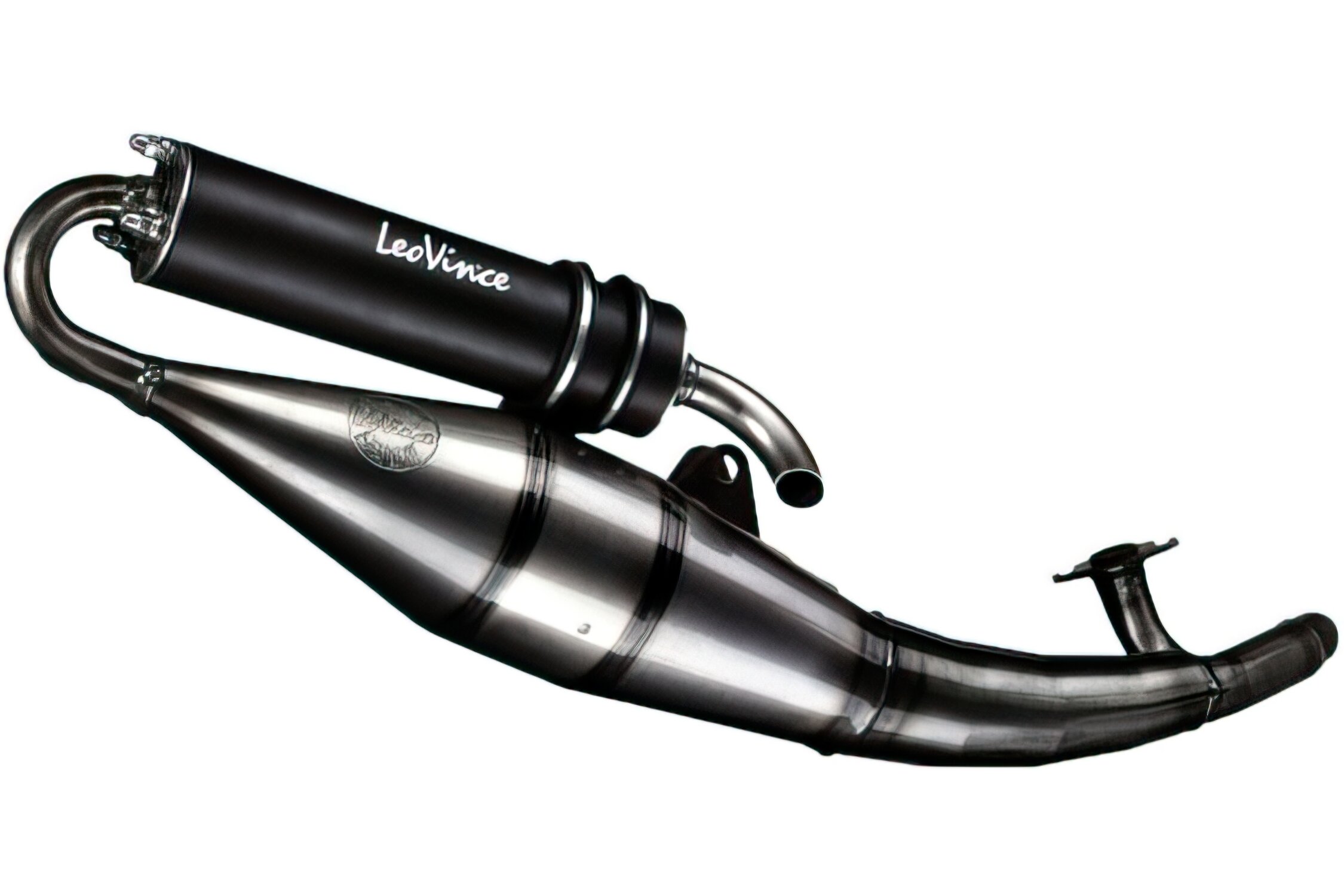 Pot d'échappement LeoVince Hand Made TT Black Edition Kymco Agility 50 2T