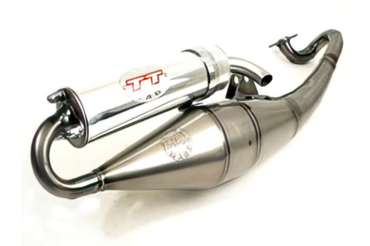 Pot d'échappement LeoVince HandMade TT Piaggio NRG CAT ap 2001
