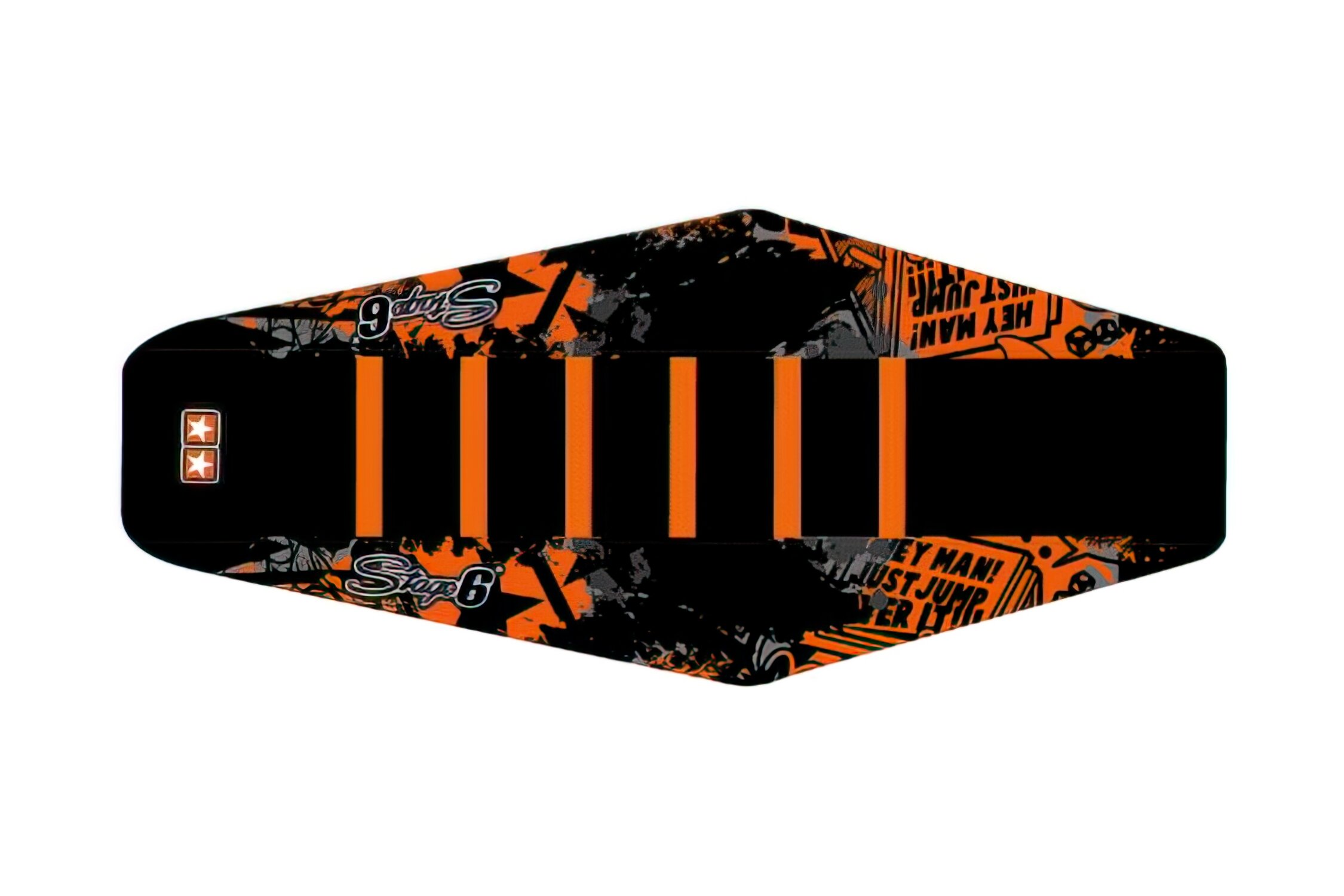 Housse de selle Rieju MRT Stage6 Full Covering orange / noir