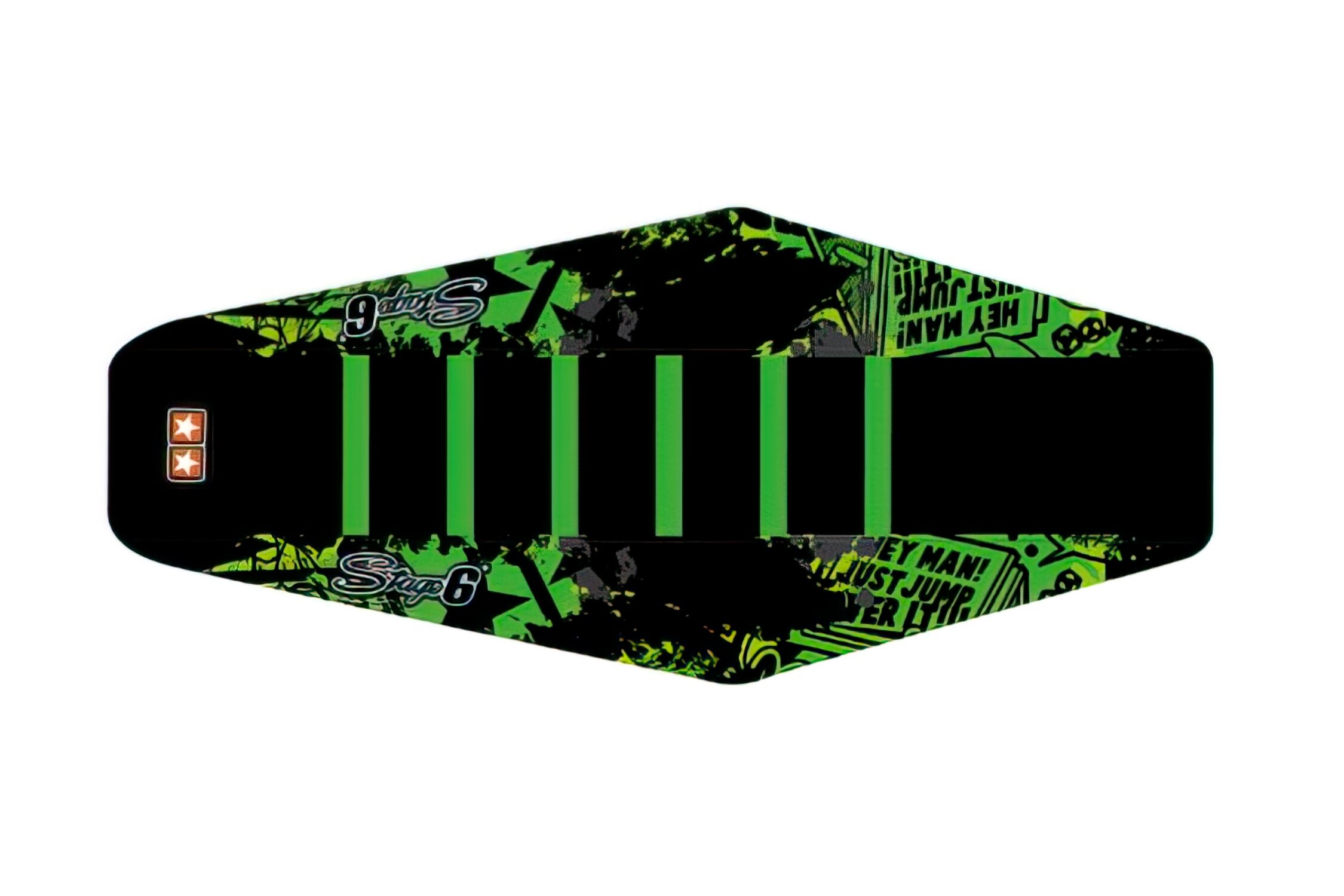Housse de selle Rieju MRT Stage6 Full Covering vert / noir