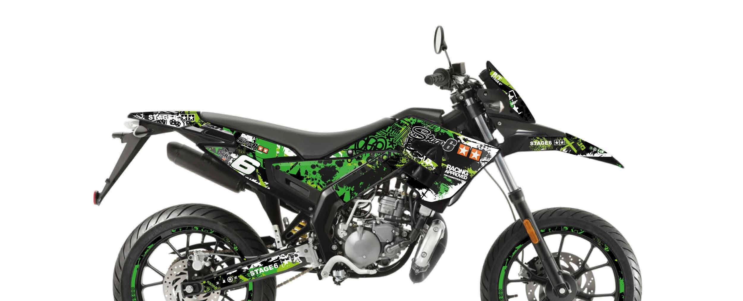Kit déco Derbi X-Treme 2018 - 2020 vert / noir