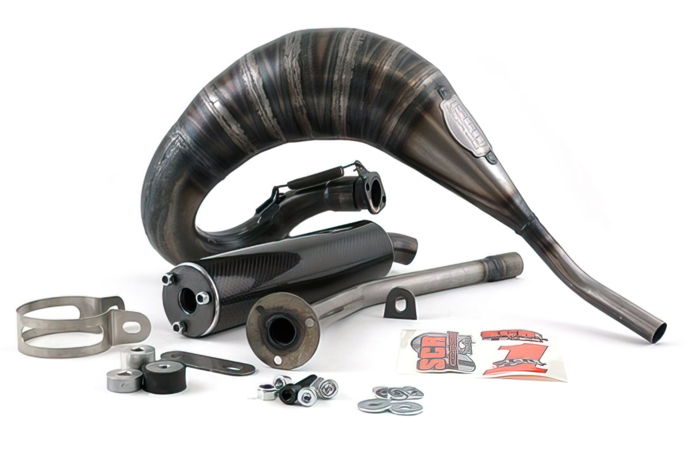 Pot d'échappement Derbi Senda SCR Corse Racing Line 70 Carbone