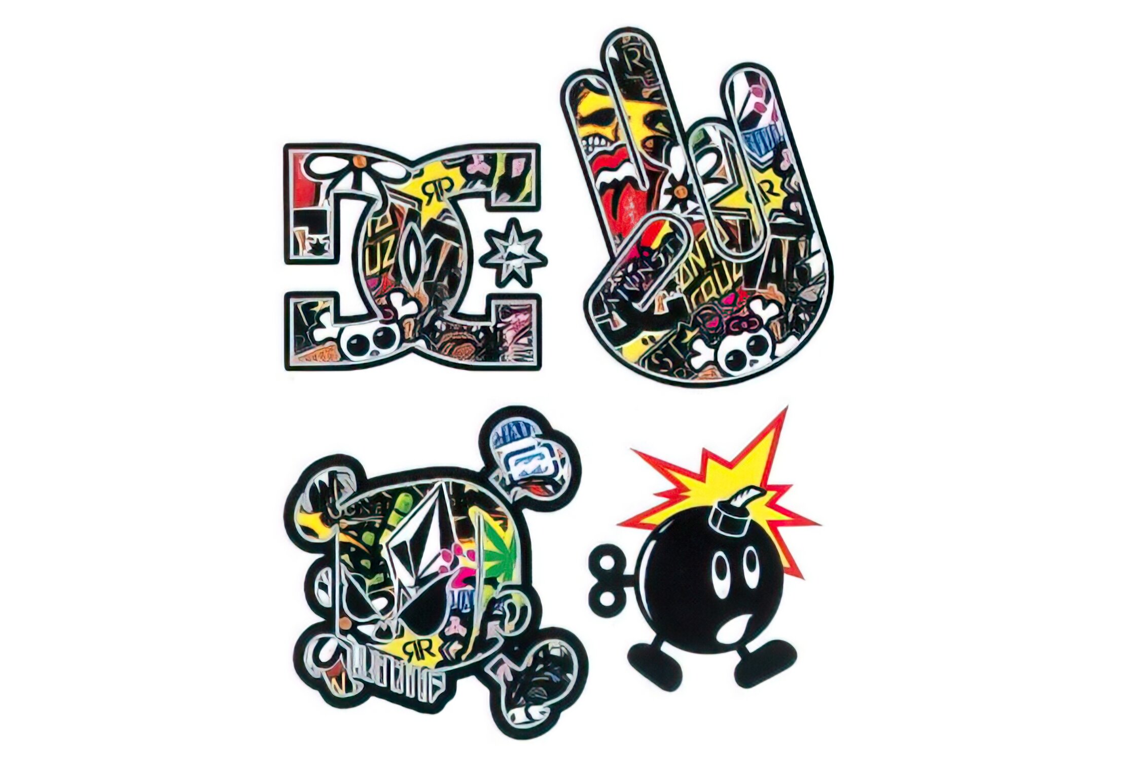 Standard Parts Autocollants Sticker bombing set