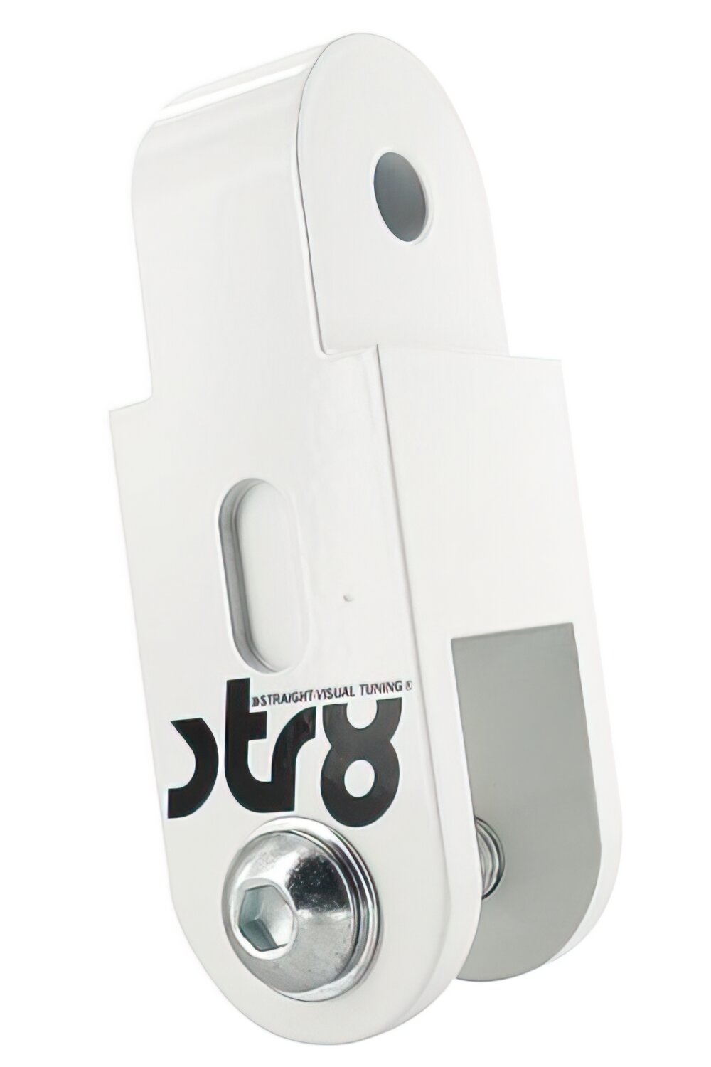 Rehausse d'amortisseur STR8 blanc Minarelli / CPI / Peugeot 60mm