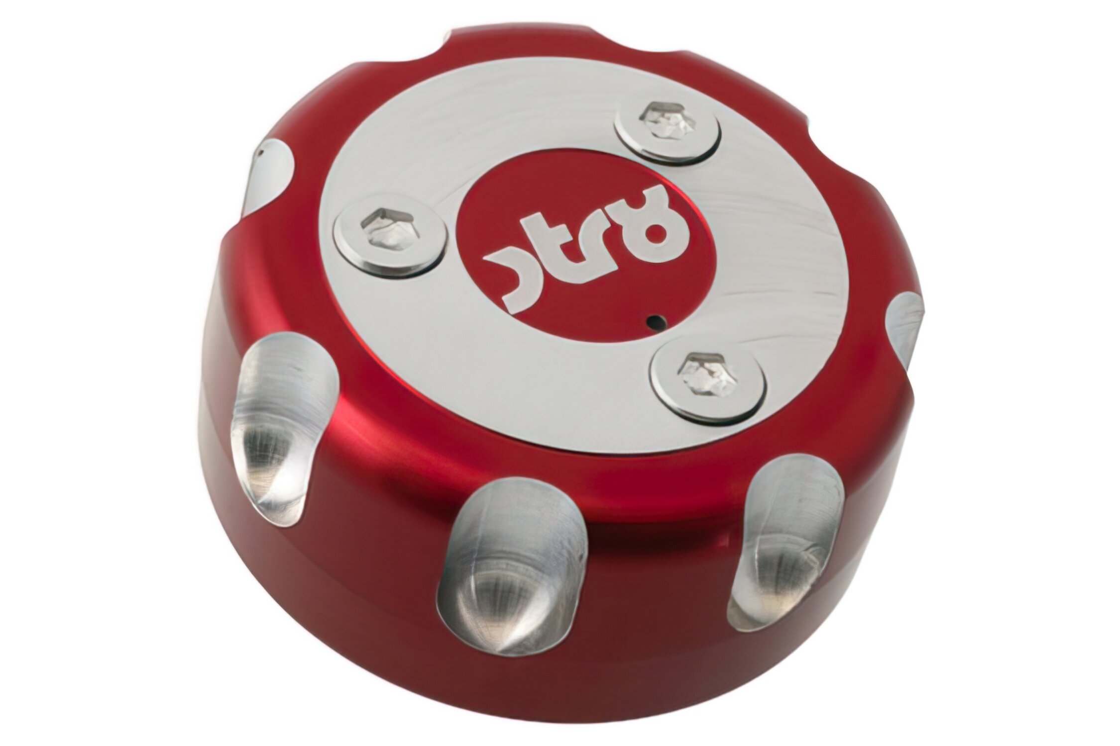 Bouchon de réservoir d'essence STR8 alu Derbi Senda rouge