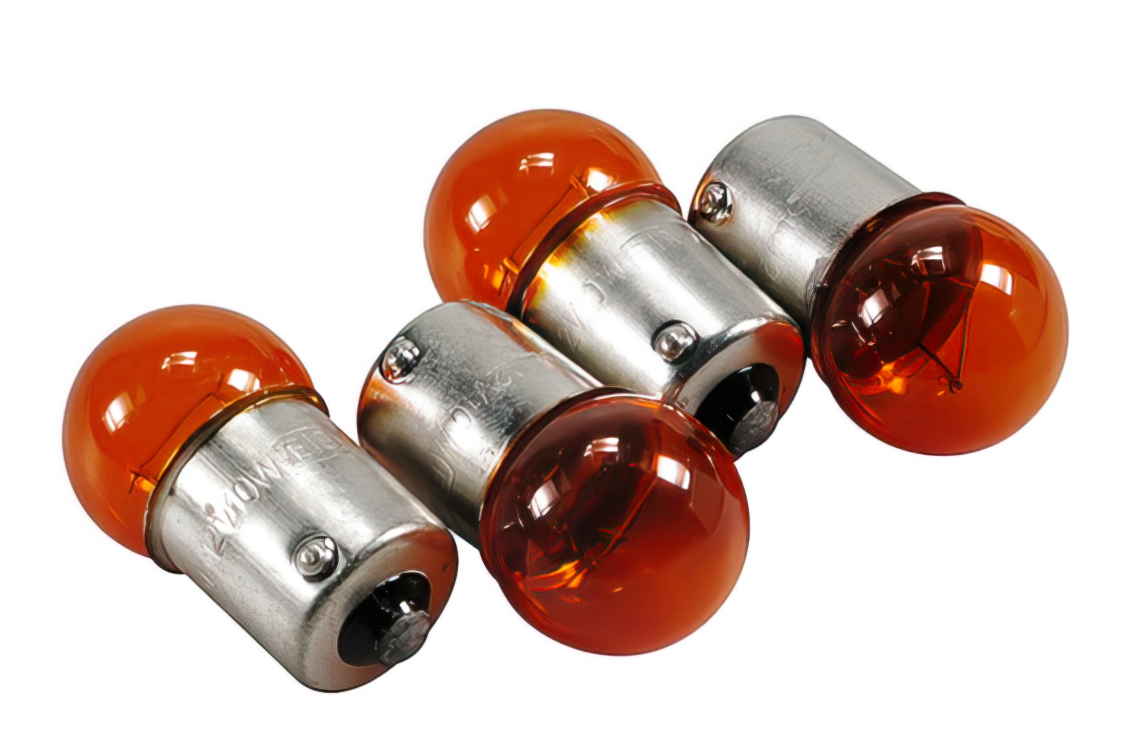 Ampoules de clignotant STR8 (x4) 12V - 10W BA15S orange